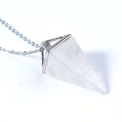 Colgante de punta de cristal
