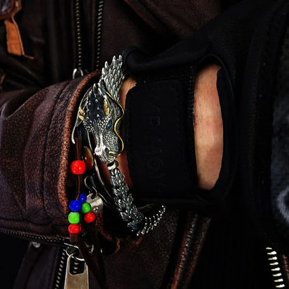 Pulsera Drako · Escamas Metálicas
