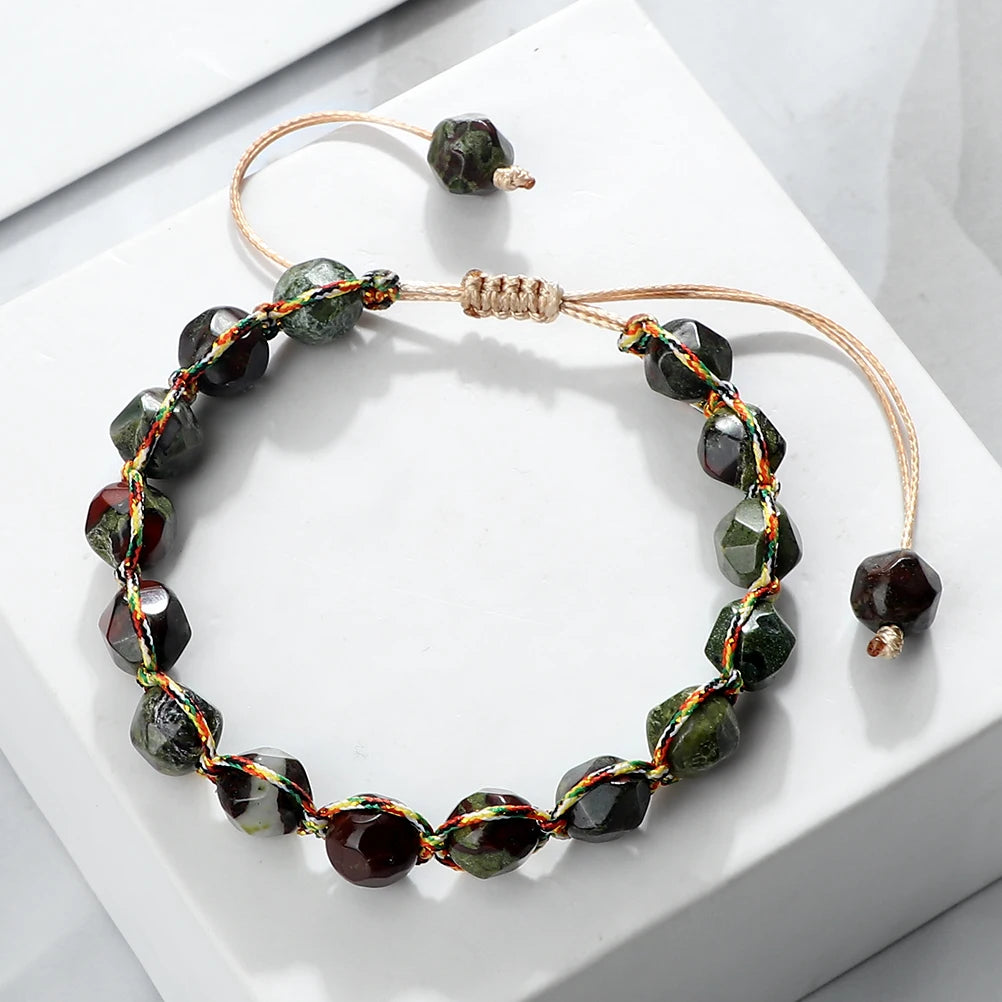Pulsera Trama · Cuentas Bohemias