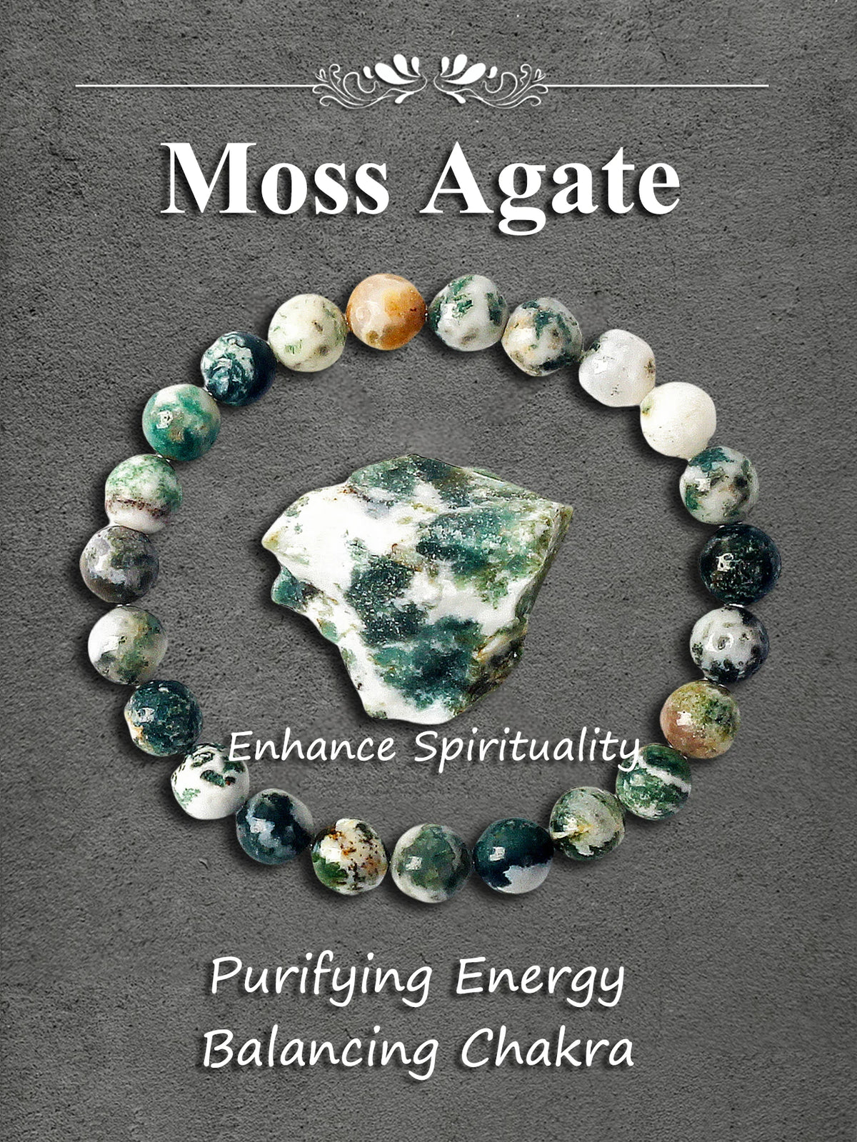 Pulsera Destino · Cuentas de Piedra