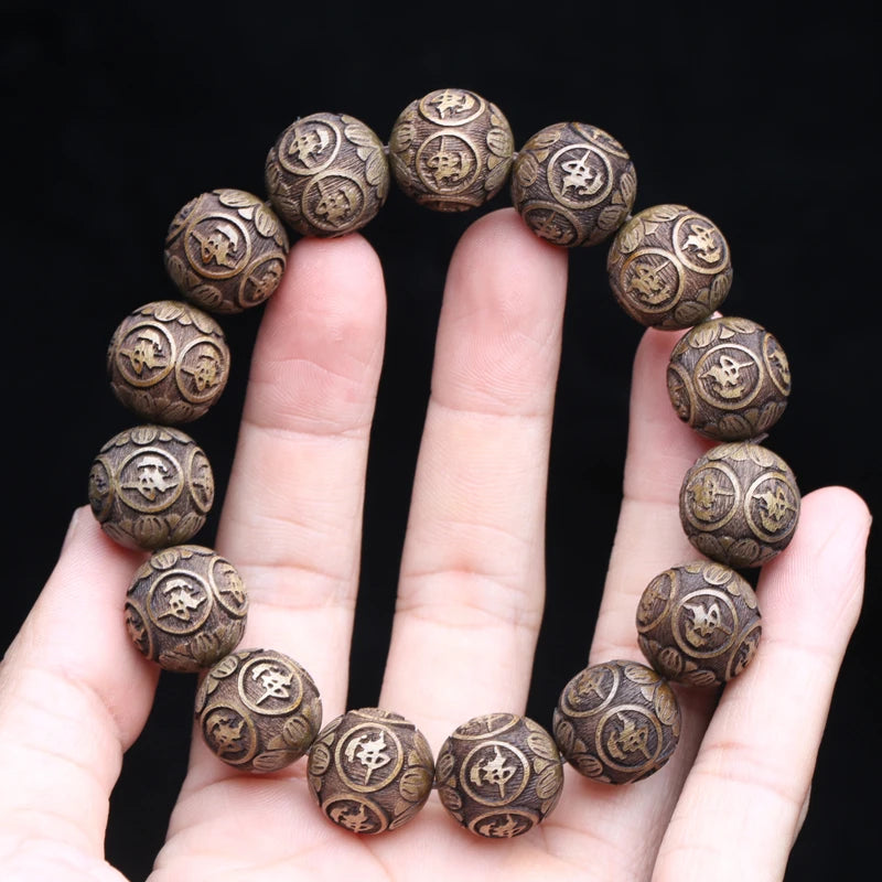 Pulsera de ébano de 15 o 18 mm