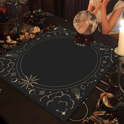 Mantel Círculo Dorado · Tarot