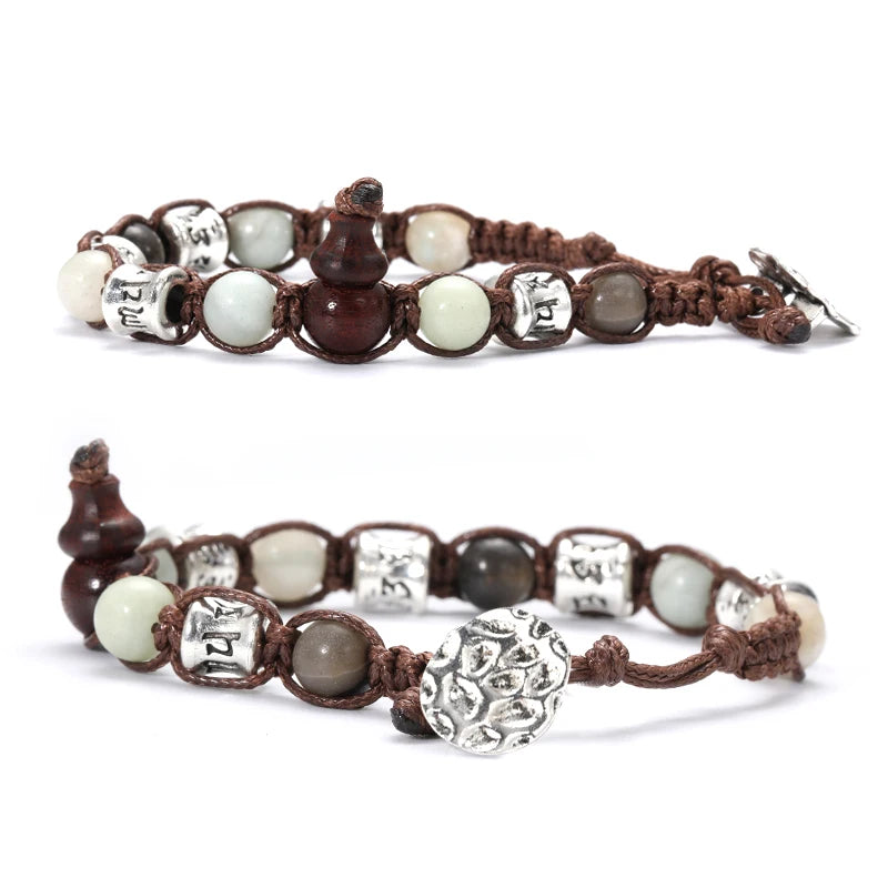Pulsera Calabaza · Cuentas y Símbolos