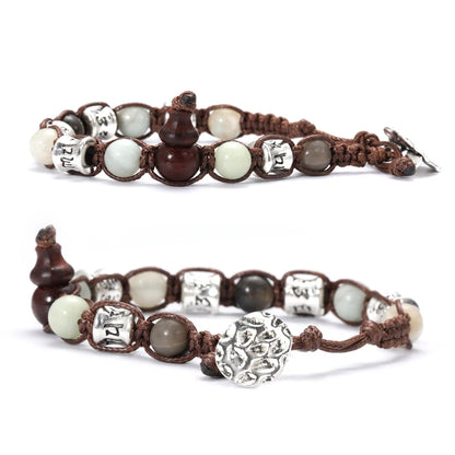 Pulsera Calabaza · Cuentas y Símbolos