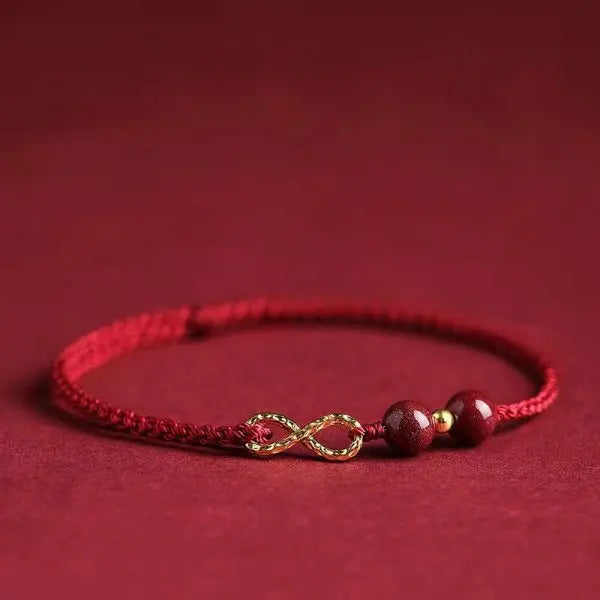 Moda simples sorte nó corda vermelha pulseiras para mulheres homens artesanal corda ajustável pulseira amizade amuleto jóias presente