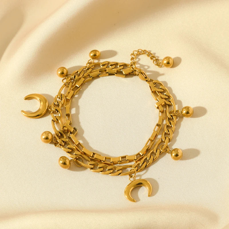 Pulsera Cielo Dorado · Dijes Celestes