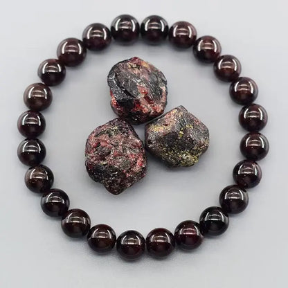 Pulsera de ágata, cuarzo o amatista