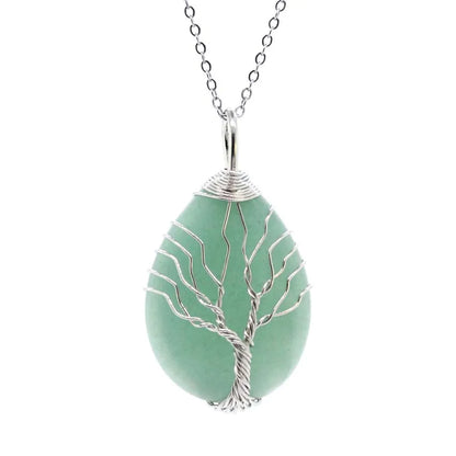 Colgante Árbol de la Vida con piedra