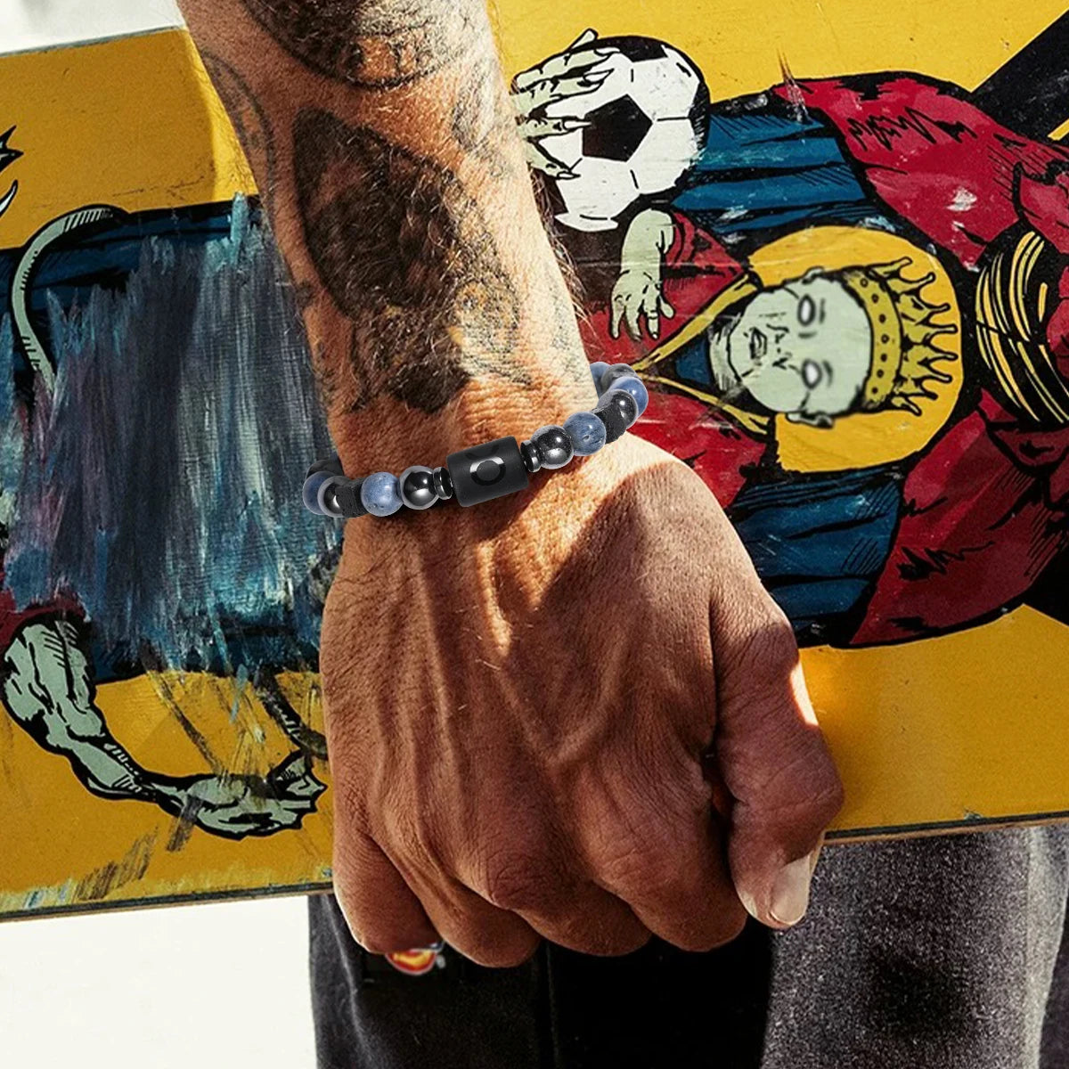 Pulsera Cosmos Azul · Signos del Zodiaco