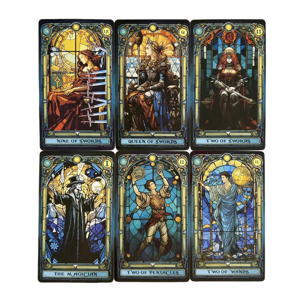 Tarot Vitral · Baraja Ilustrada
