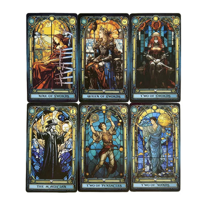 Tarot Vitral · Baraja Ilustrada