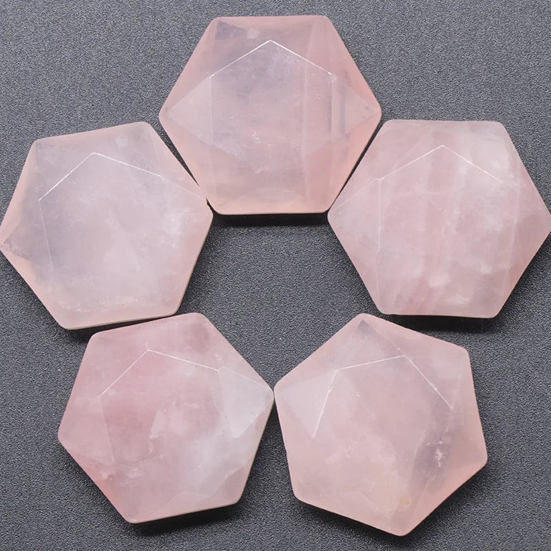 Conjunto de 10 estrellas de piedra tallada