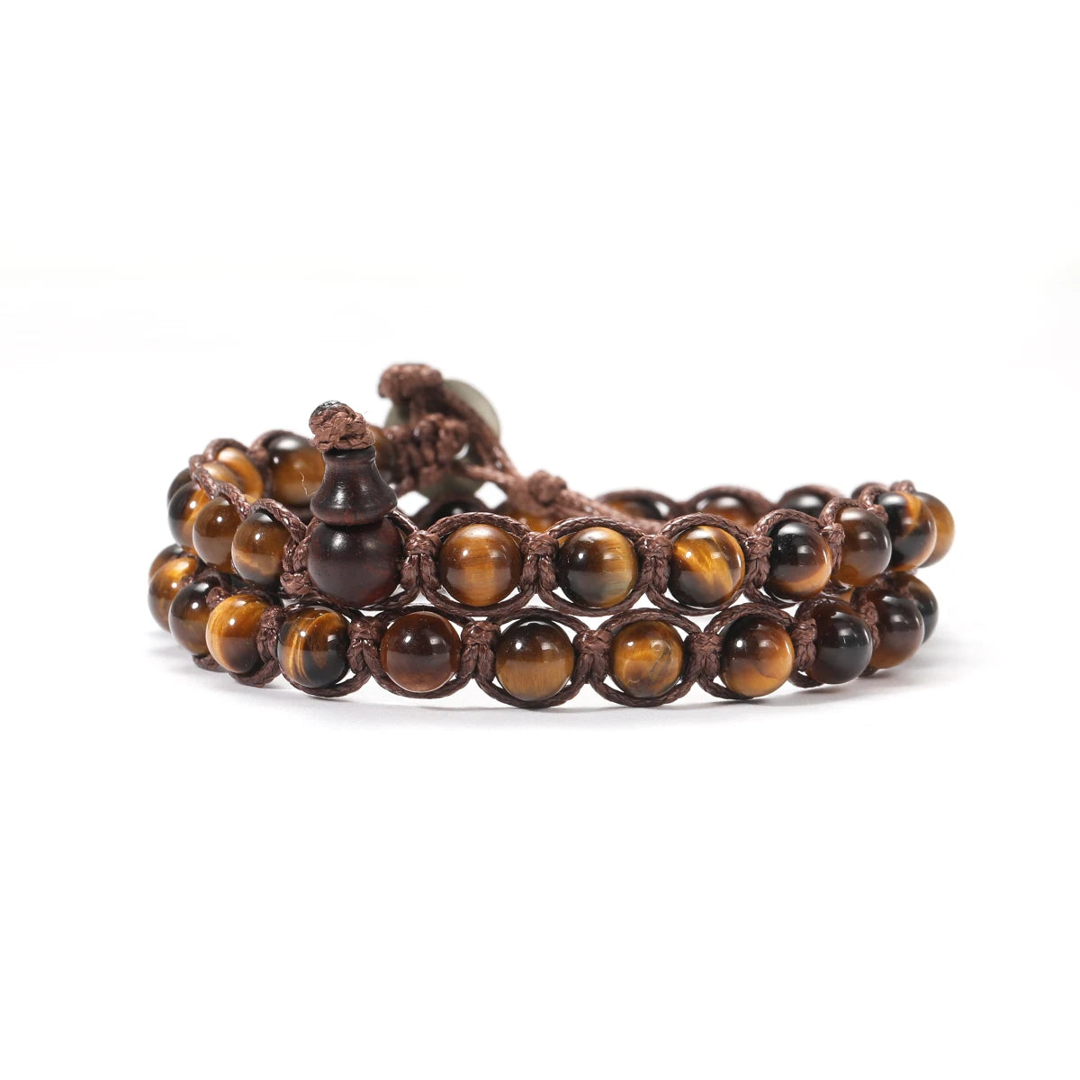 Pulsera Trama Mineral · Cuentas de 6 mm
