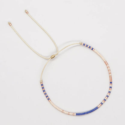 Pulsera Mosaico Fino · Abalorios de Color