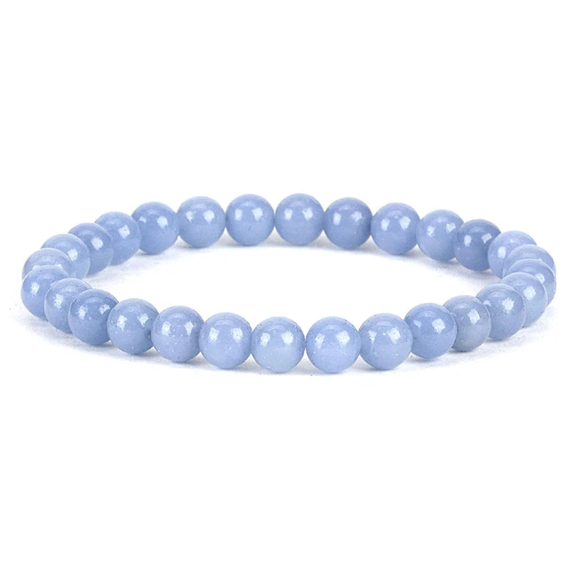 Pulseira de contas de pedra natural, com ametista, olho de tigre, cristal de quartzo e ágata, pulseiras de contas de pedras preciosas, joias para mulheres, para reiki e cura, presente para casais.