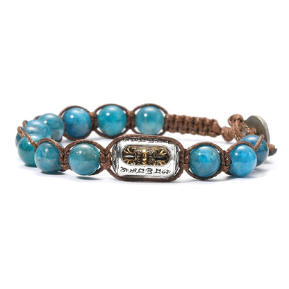 Pulsera Centro · Cuentas y Detalle Metálico