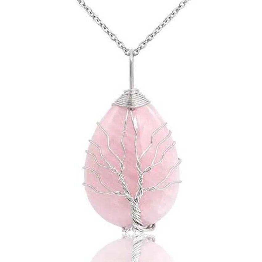 Colgante Árbol de la Vida con piedra