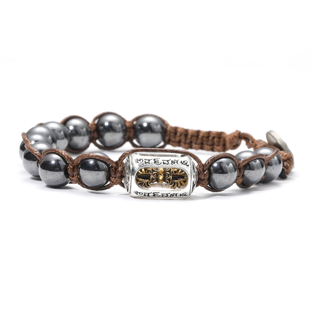 Pulsera Centro · Cuentas y Detalle Metálico