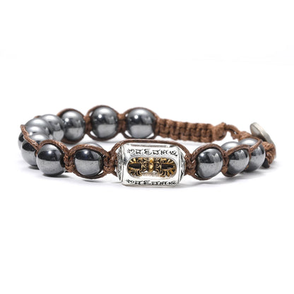 Pulsera Centro · Cuentas y Detalle Metálico