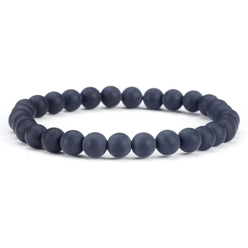 Pulseira de contas de pedra natural, com ametista, olho de tigre, cristal de quartzo e ágata, pulseiras de contas de pedras preciosas, joias para mulheres, para reiki e cura, presente para casais.
