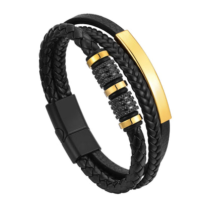 Pulsera Nudo Triple · Trenzado Personalizable