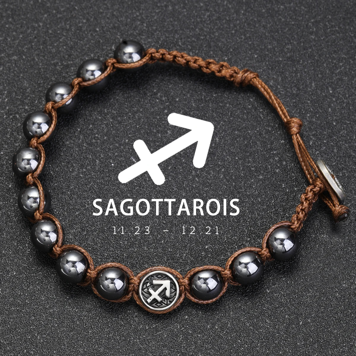 Pulsera Sideral · Signos y Hematita