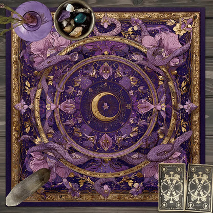 Mantel Santuario Violeta · Motivos Místicos