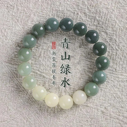 Pulsera Bodhi de cuentas en degradado