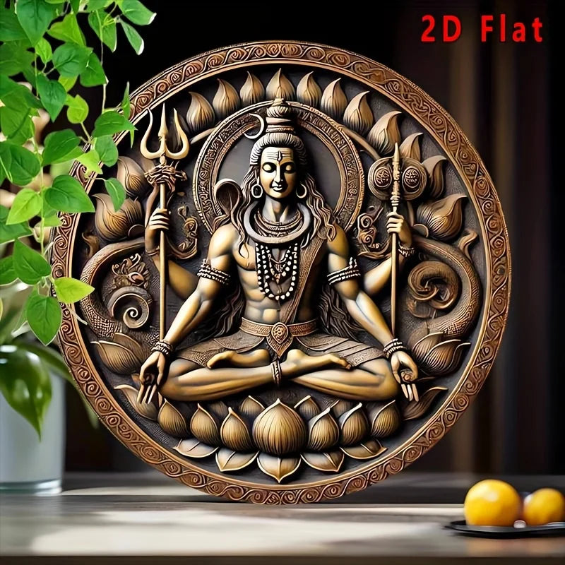 Cuadro Shiva Loto · Impresión Circular
