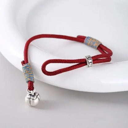 Moda simples sorte nó corda vermelha pulseiras para mulheres homens artesanal corda ajustável pulseira amizade amuleto jóias presente