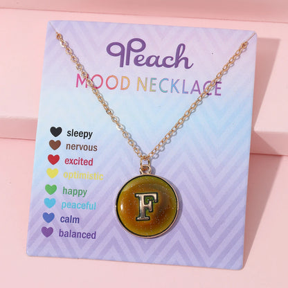 Collar de inicial termocrómica