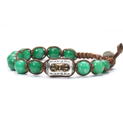 Pulsera Centro · Cuentas y Detalle Metálico