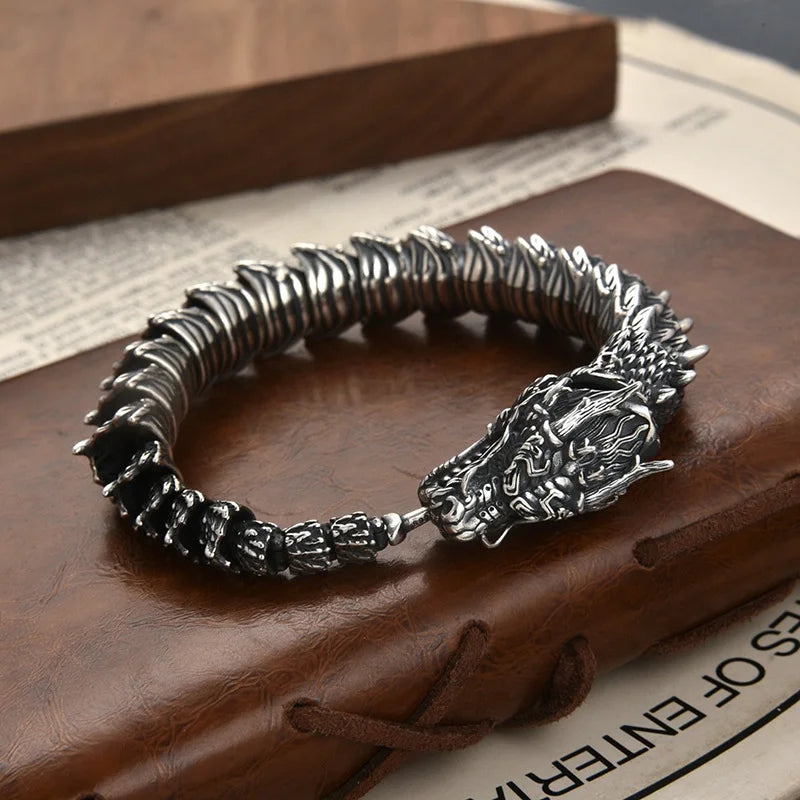 Pulsera Drako · Escamas Metálicas