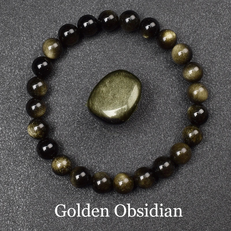 Pulsera Umbra · Cuentas Pulidas