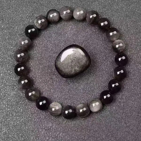 Pulsera de ágata, cuarzo o amatista