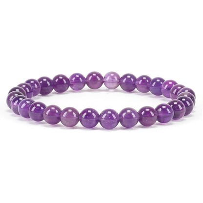 Pulseira de contas de pedra natural, com ametista, olho de tigre, cristal de quartzo e ágata, pulseiras de contas de pedras preciosas, joias para mulheres, para reiki e cura, presente para casais.