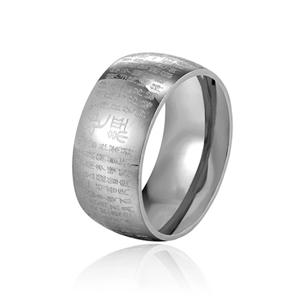 Anillo budista del Sutra del Corazón