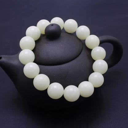Natural Branco Bodhi Raiz Pulseira de Contas para Mulheres, Lotus Mala, Oração de Cura, Jóias, Design Original, 108
