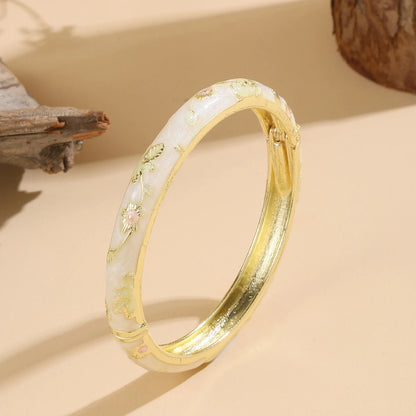 Brazalete Jardín · Estilo Cloisonné