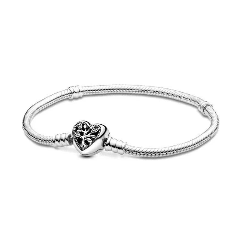 Pulseira de corrente elíptica aberta, trançada, com design de arco-íris, em prata esterlina 925, para mulheres, ideal para festas e casamentos, joia fina.