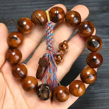 Pulsera de madera de azufaifo