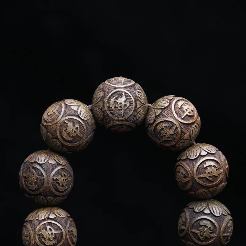 Pulsera de ébano de 15 o 18 mm