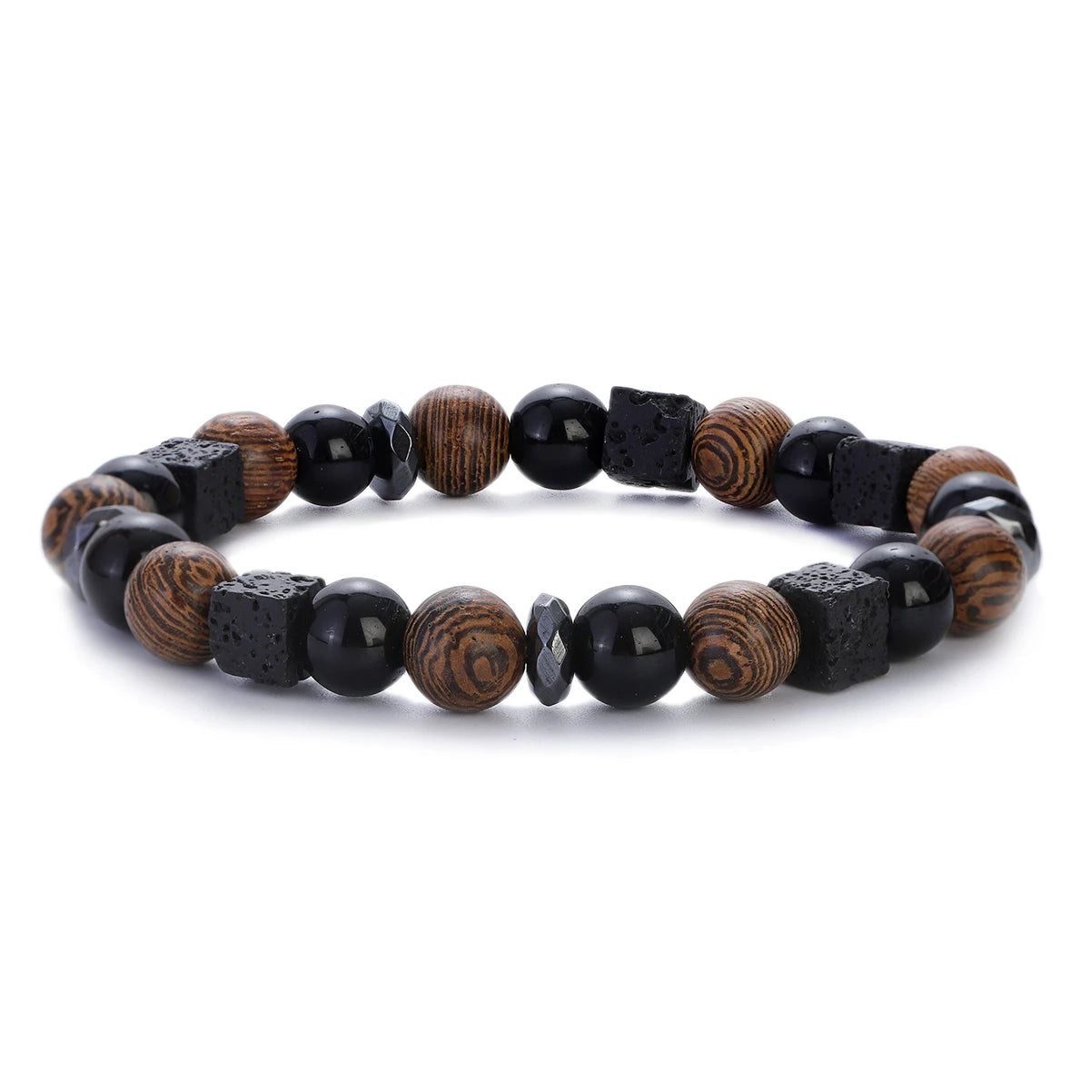 Pulsera Om · Cuentas y Colgante