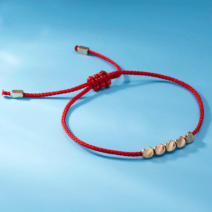 Moda simples sorte nó corda vermelha pulseiras para mulheres homens artesanal corda ajustável pulseira amizade amuleto jóias presente