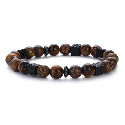 Pulsera Om · Cuentas y Colgante