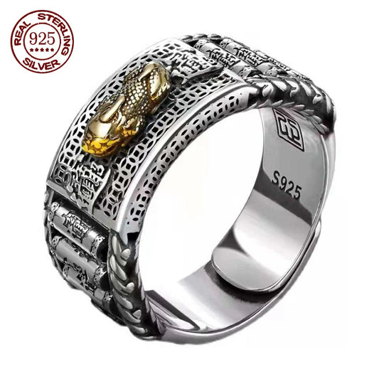 Anillo Pixiu abierto estilo vintage