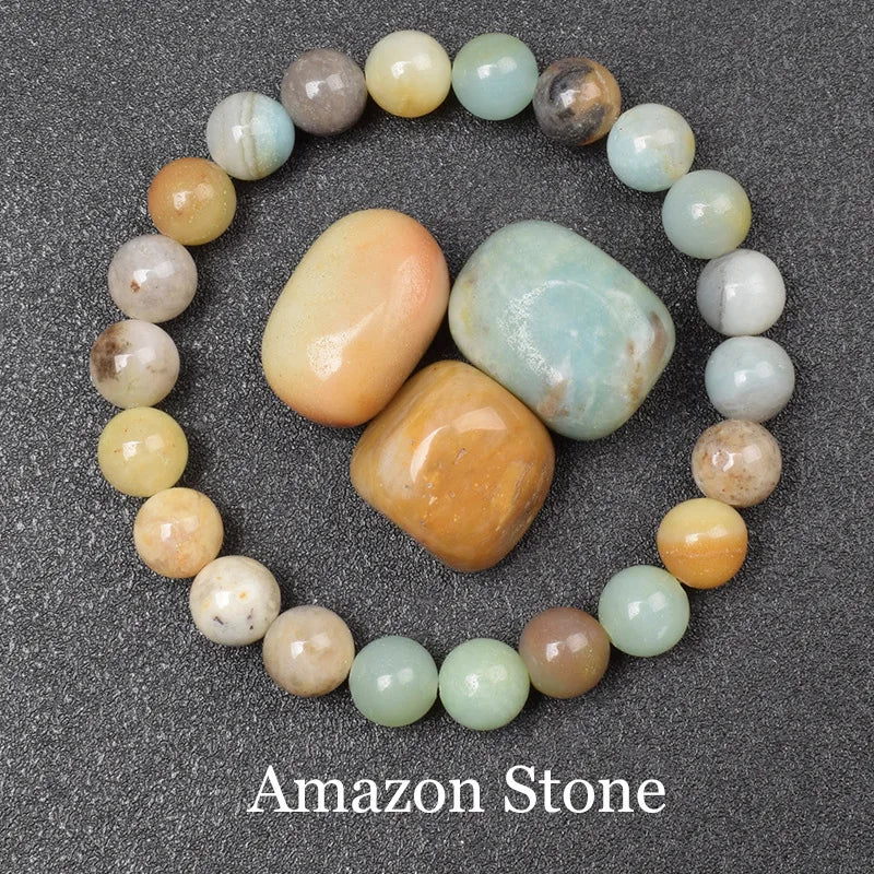 Pulsera Mareas · Cuentas de Piedra