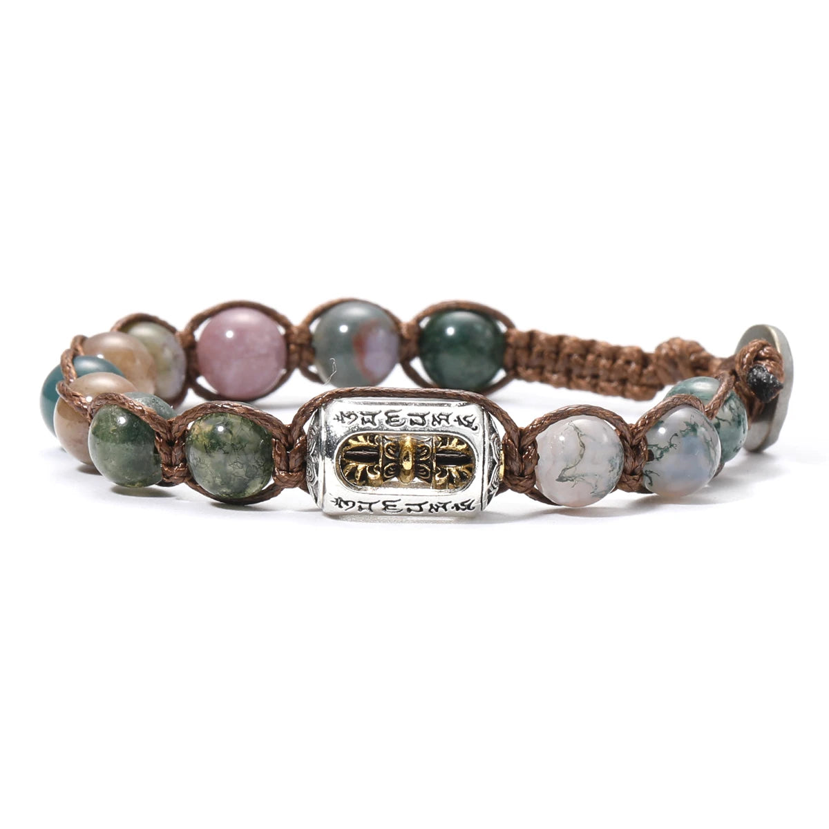 Pulsera Centro · Cuentas y Detalle Metálico