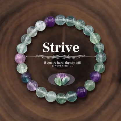Pulsera Azul Interior · Cuentas de Piedra