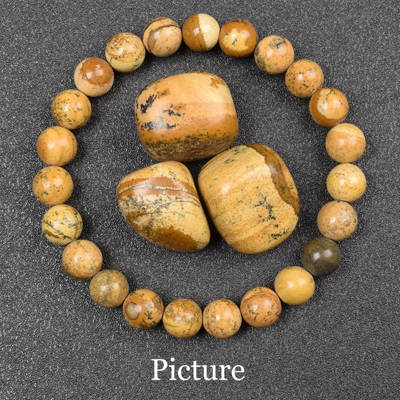 Pulsera Umbra · Cuentas Pulidas